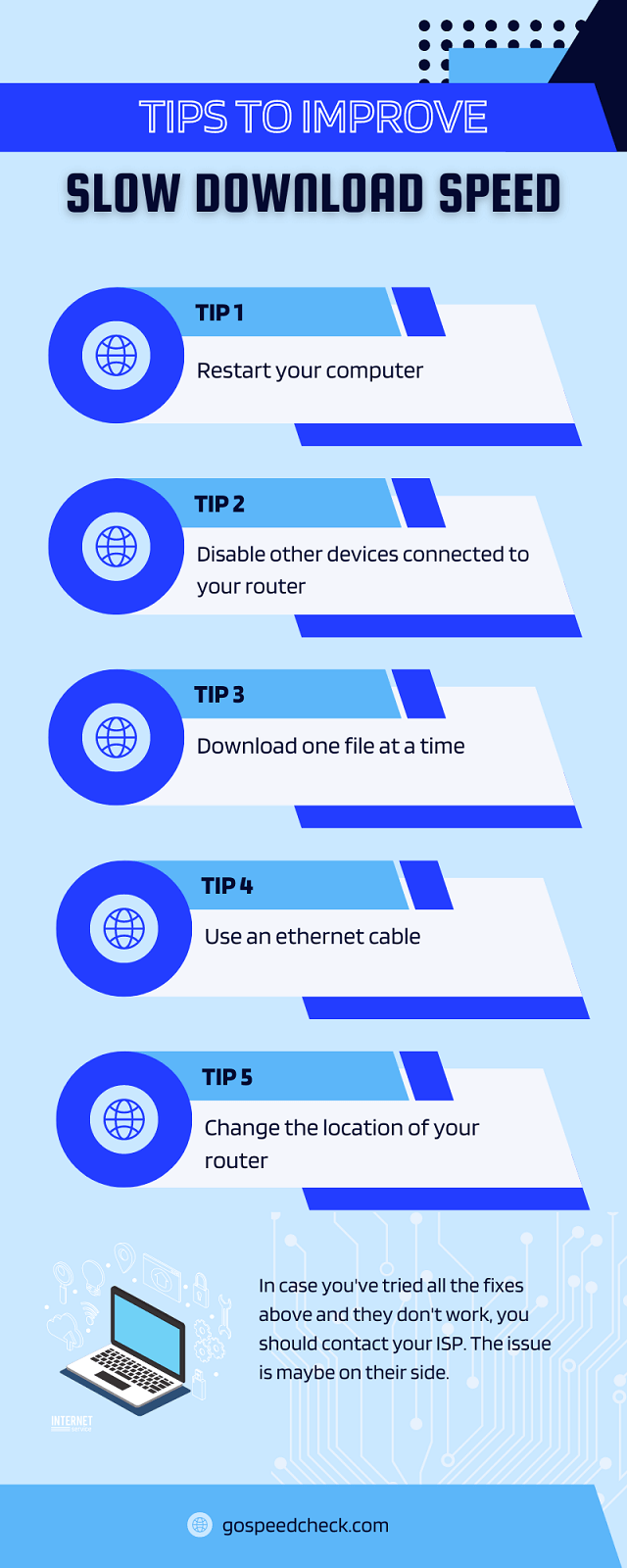 Tips to increase download speed