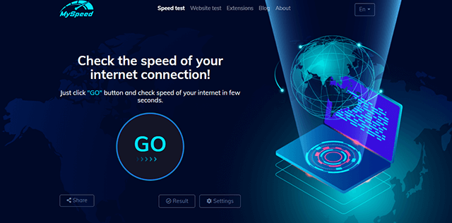 how to check upload and download speed on mac