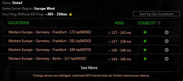 Does VPN reduce ping in games?