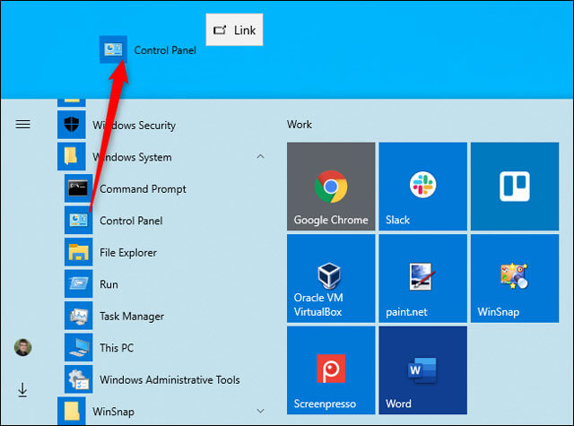 Control Panel