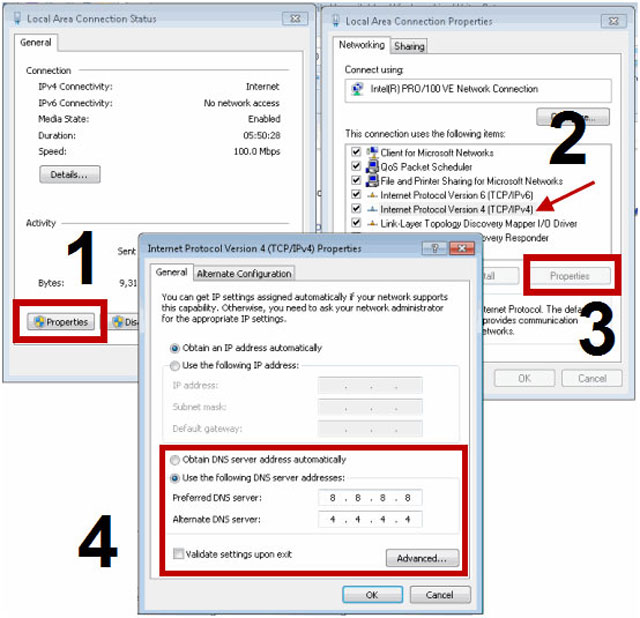 How to change DNS server?