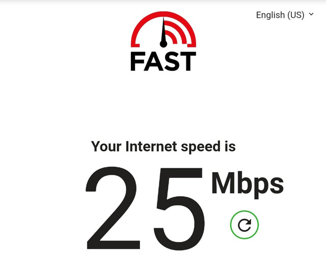 25 Mbps is quite good