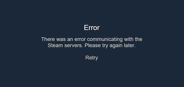 Steam server problem