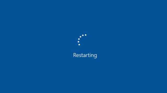 Restart your computer