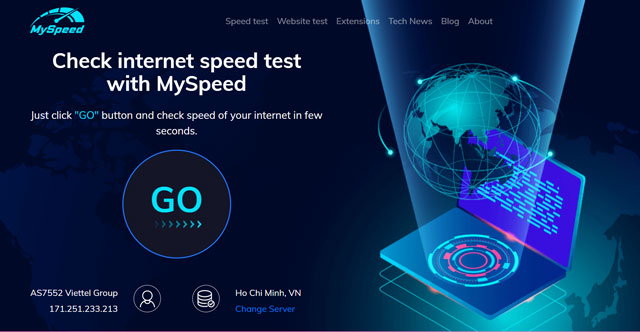  Download speed test - Check it on MySpeed!