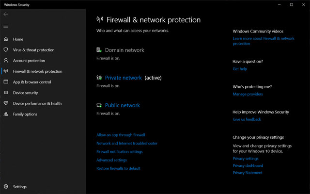 Temporarily disable your firewall.