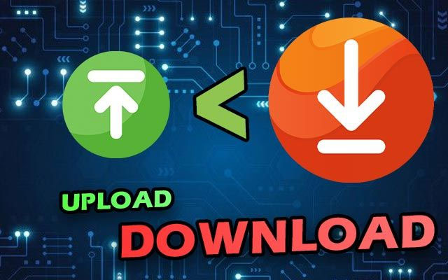 Why is upload slower than download?