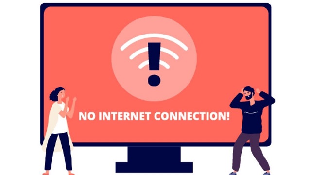 No internet connection