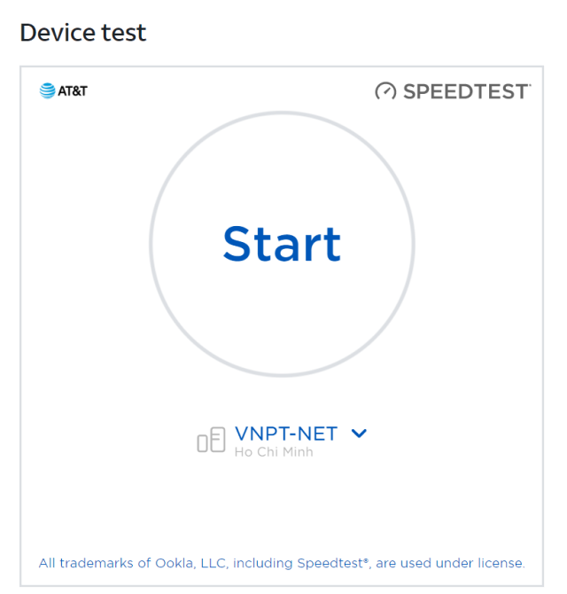 Product support: Use the AT&T speed test to check your internet speed