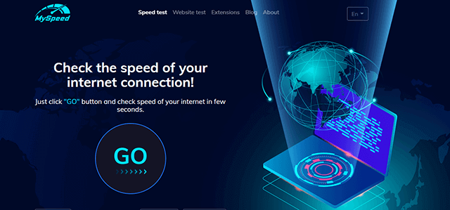  MySpeed-una comprobación de velocidad fiable en línea