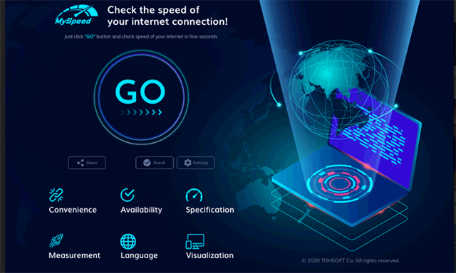 Streaming video speed test