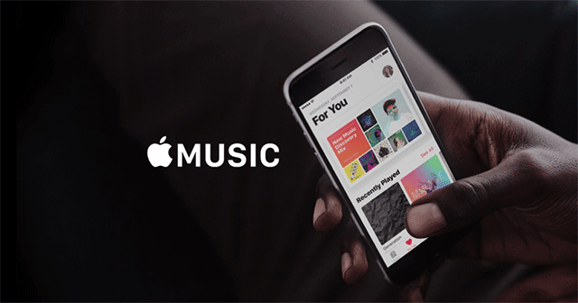 Streaming music on Apple Music