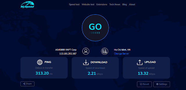 MySpeed- Wifi download speed test