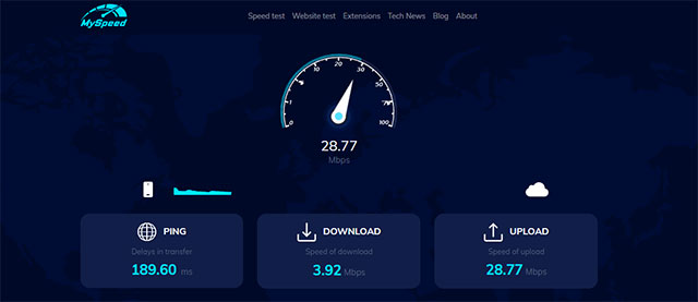 MySpeed- a reliable gaming speed test