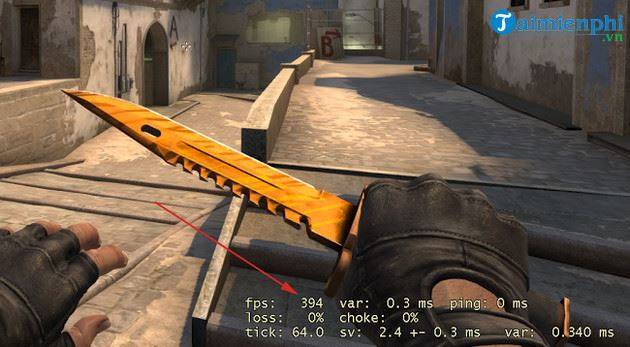 Ping in CSGO game is displayed in the bottom-right corner of the screen