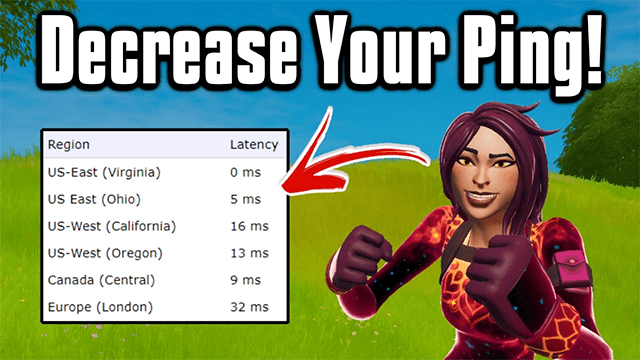 How to get better ping in Fortnite