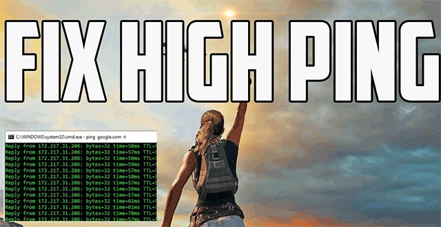 How to fix high ping on wifi