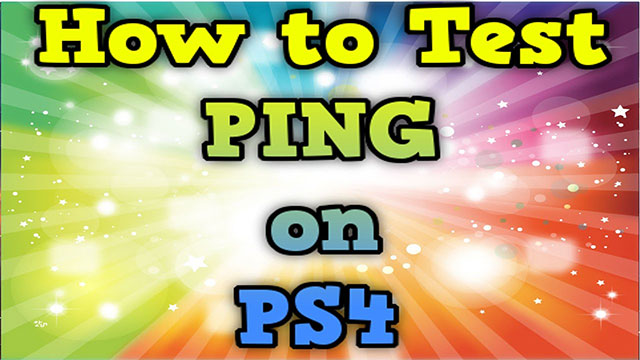 How to check ping on PS4?
