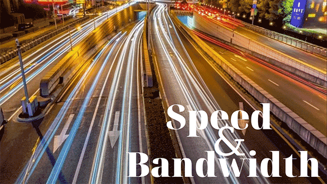 Internet bandwidth speed test