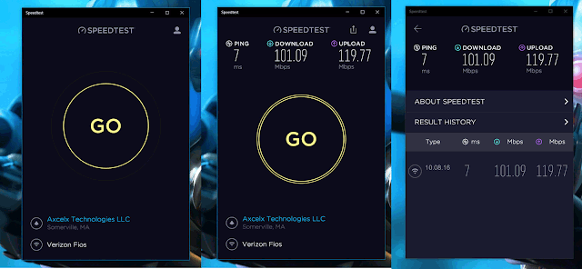 Test latency on Ookla Speedtest