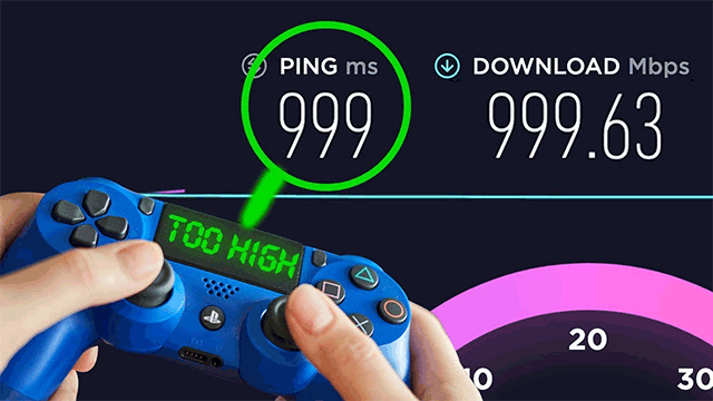 Too high ping latency