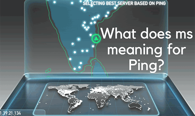 Ping ms meaning
