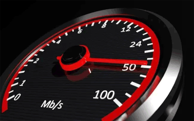 Fast internet speeds