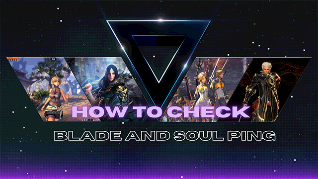 How to check Blade and Soul ping?