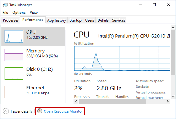 Open Resource Monitor