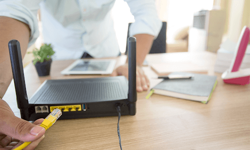Increase internet connections by rebooting the router
