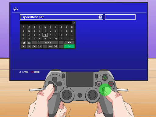 PS4 internet speed check