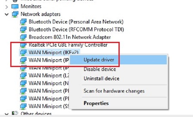 The updated Network Adapter driver ensures smooth performance