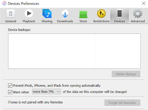 Prevent iTunes auto-sync