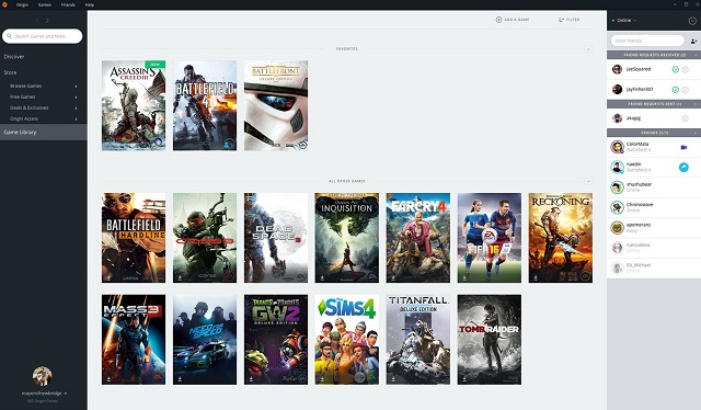 Origin is a digital distribution platform for acquiring and playing video games