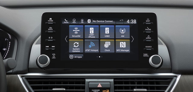 A car with built-in WiFi