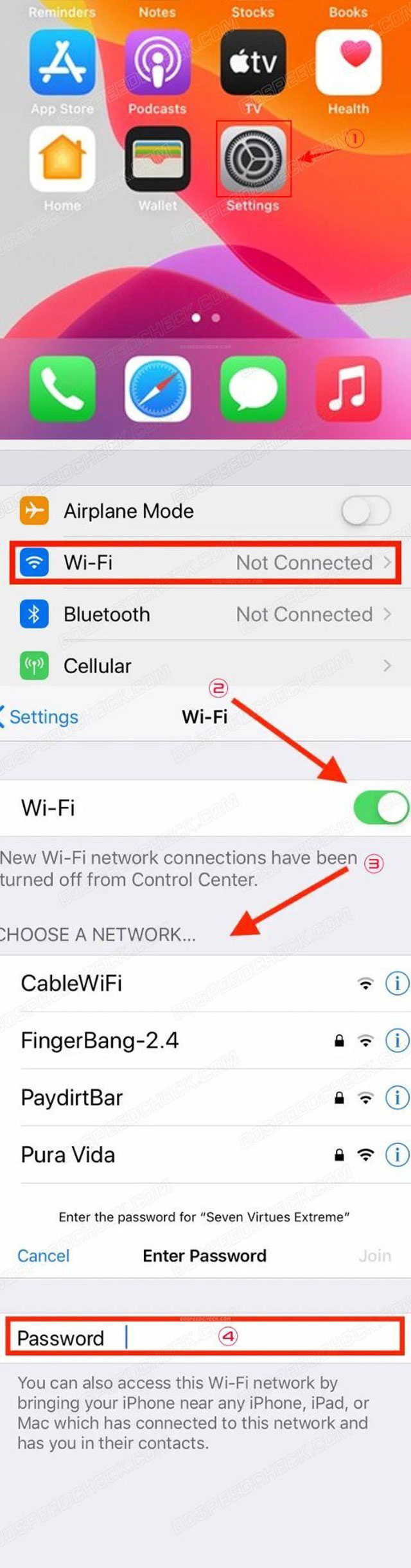 Connecting to WiFi on iPhone