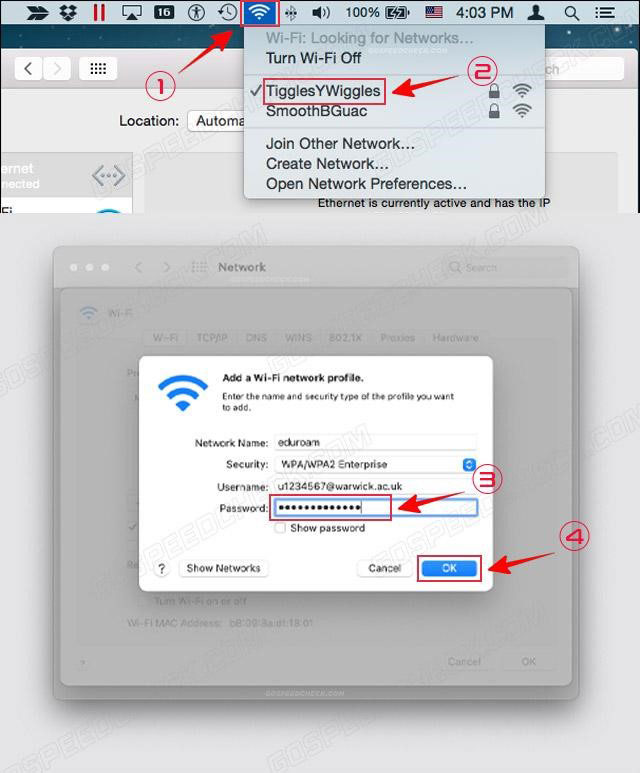 Connecting to WiFi on macOS Big Sur