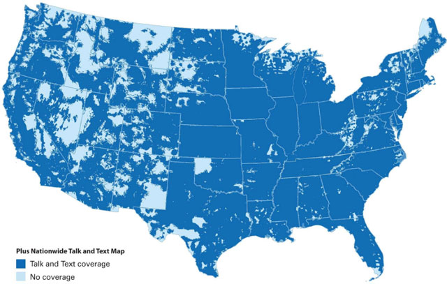 AT&T coverage map