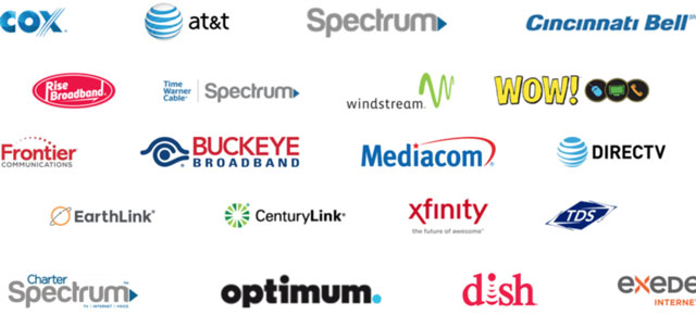 Some popular Internet providers