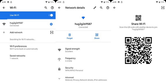 You need a QR code to share WiFi on Android