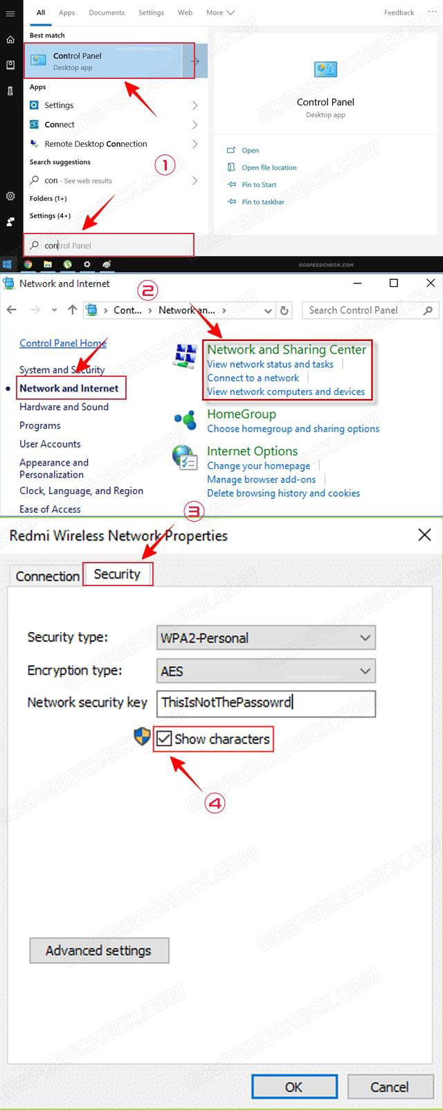You can check your WiFi password on Windows