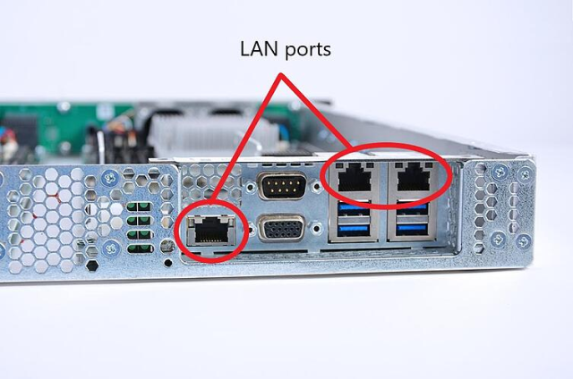 LAN ports