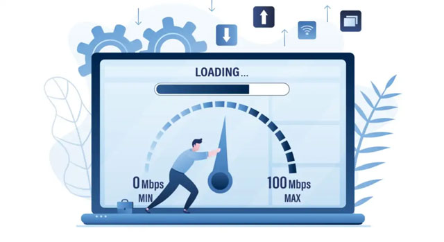 The higher the Mbps of your internet, the faster files will download from the internet