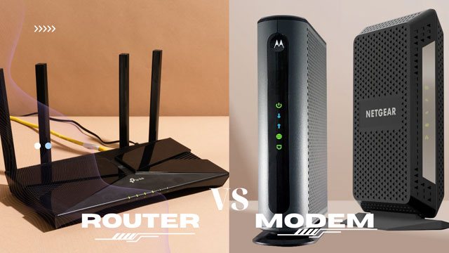 Router versus modem