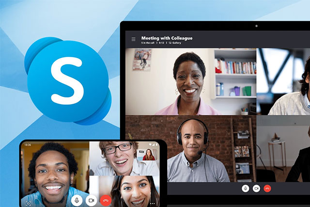 Video calls on Skype