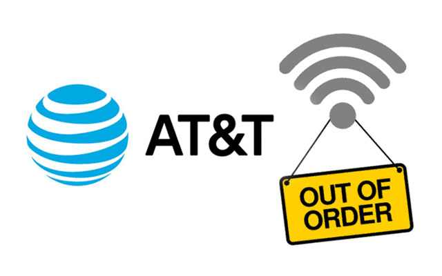 AT&T internet out of order