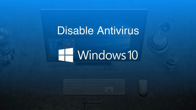 Disable your antivirus software