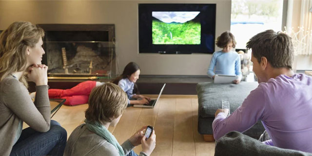 You'll need greater internet connections if your family uses many devices at the same time.