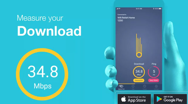 Measure your download by some popular apps
