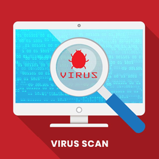    Scan for viruses.